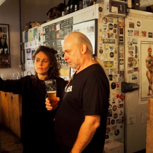 Berto à la nanobrasserie de l'Ermitage