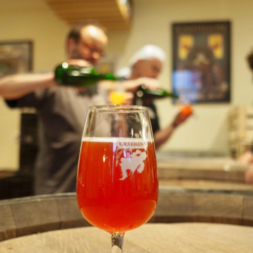 Verre de kriek cantillon