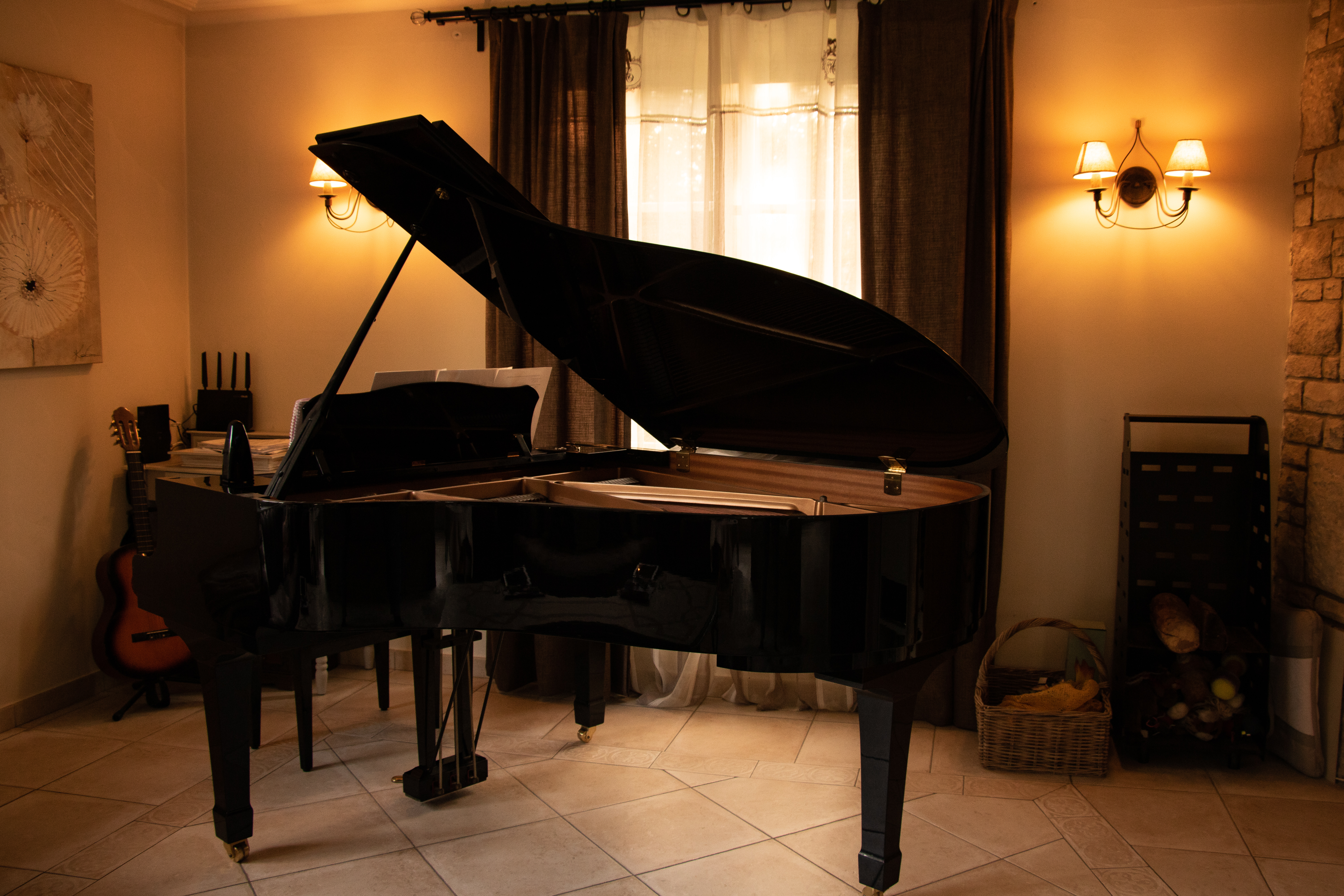 Piano à queue 