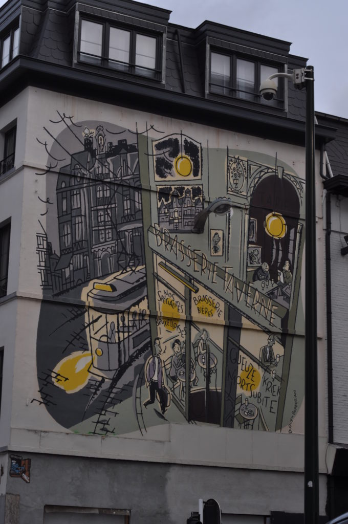 Fresque murale Monsieur Jean