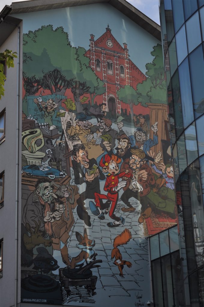 Fresque murale Spirou