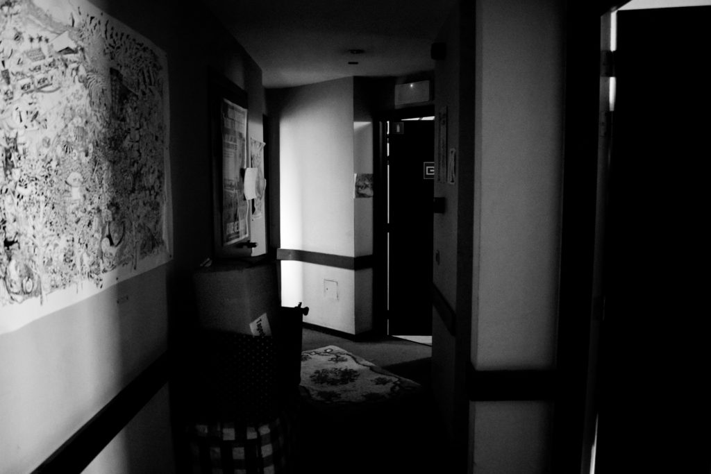 Les couloirs du 2ème étage de l'hotel