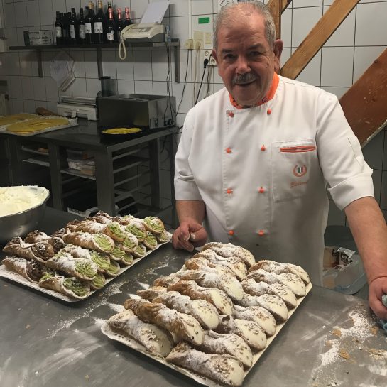 Pâtisserie sicilienne : cannoli