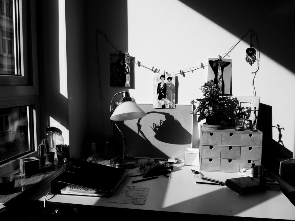Bureau au soleil