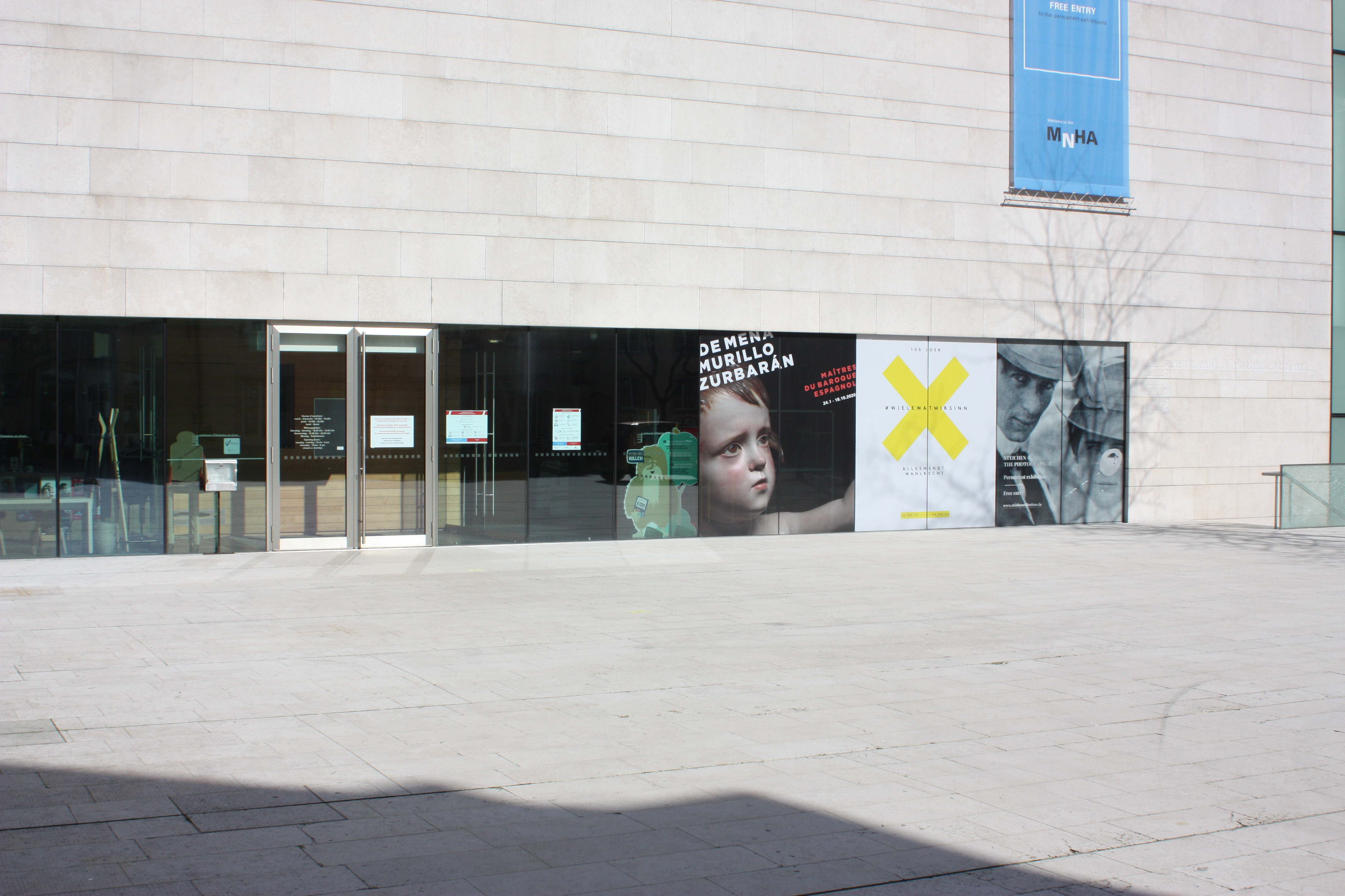 musée Luxembourg-Ville fermé pour cause corona