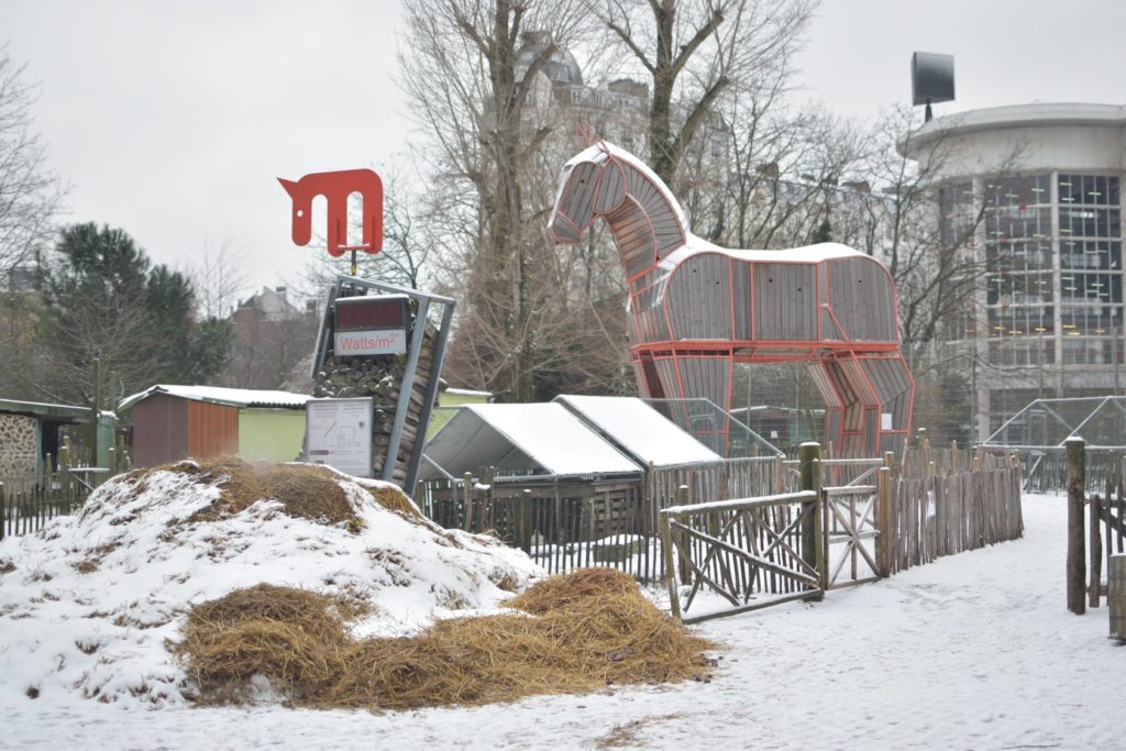 Vue d'ensemble de la ferme pédagogique du Parc Maximilien